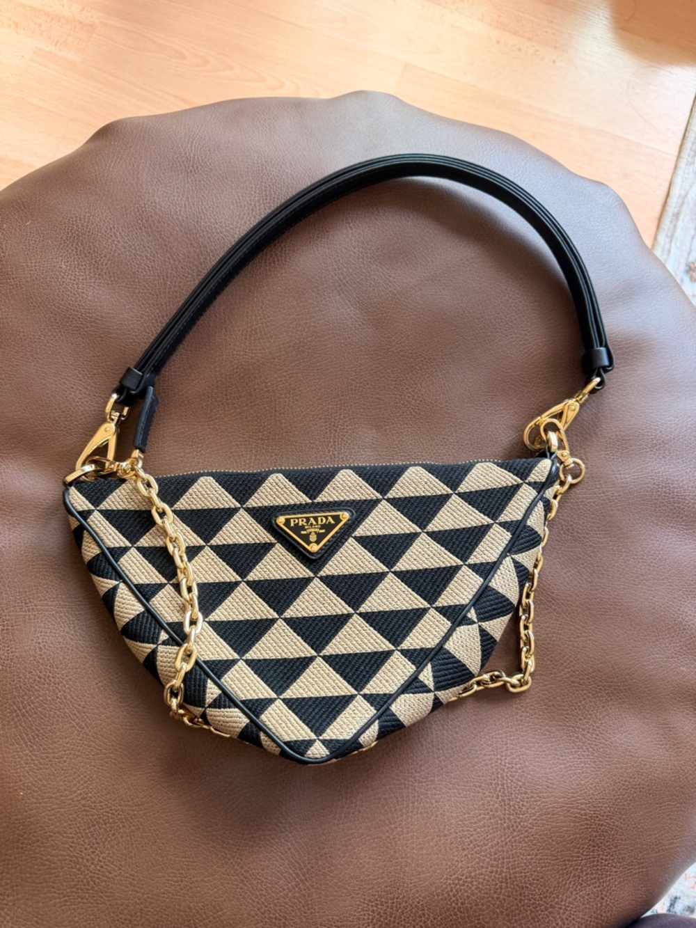 PRADA SYMBOLE JACQUARD BAG